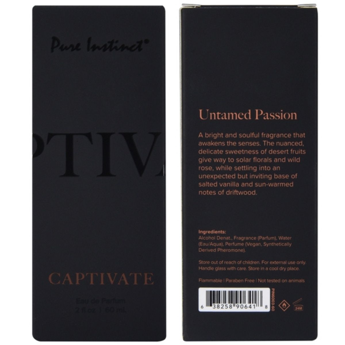 Parfum Infusé aux Phéromones Captivate