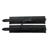 Rouge - Leather Black Padded Ankle Cuffs - Boutique Séduction