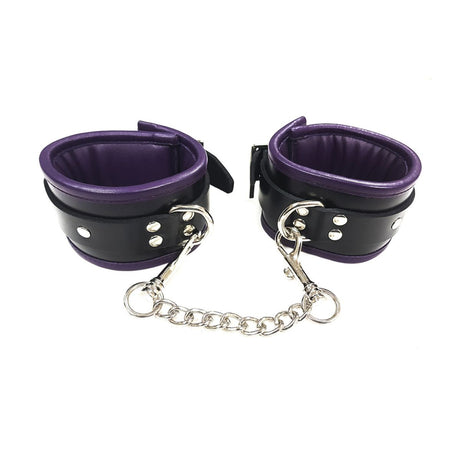 Menottes de Cheville Rembourrées en Cuir