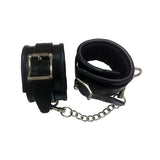 Rouge - Leather Padded Ankle Cuffs - Boutique Séduction