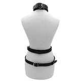 Harnais en Cuir pour Femme avec Collier