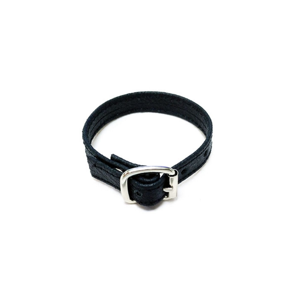 Sangle Pénien à Boucle en Cuir