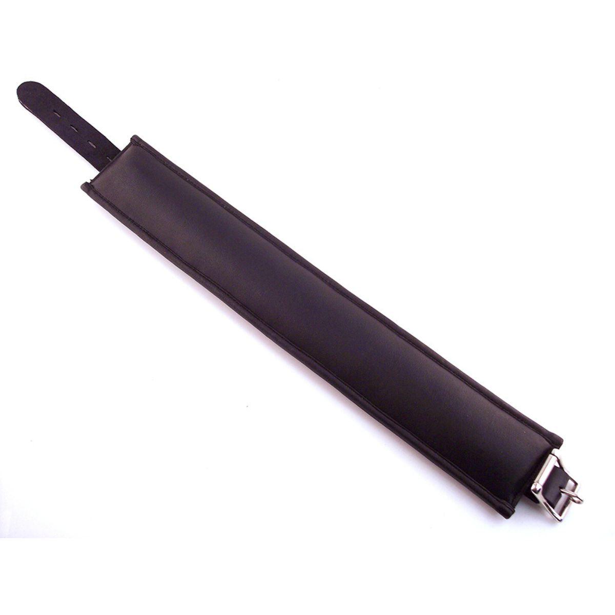 Rouge - Leather 3 D-Ring Padded Collar - Boutique Séduction