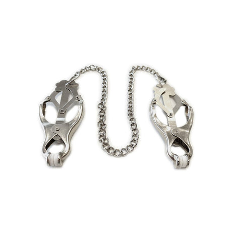 Rouge - Steel Butterfly Nipple Clamps - Boutique Séduction
