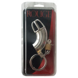 Rouge - Stainless Steel Cock Cage with Padlock - Boutique Séduction