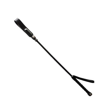 Rouge - Leather Short Riding Crop Slim Tip 20 Inch - Boutique Séduction