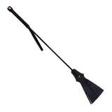Rouge - Leather Tasselled Riding Crop - Boutique Séduction