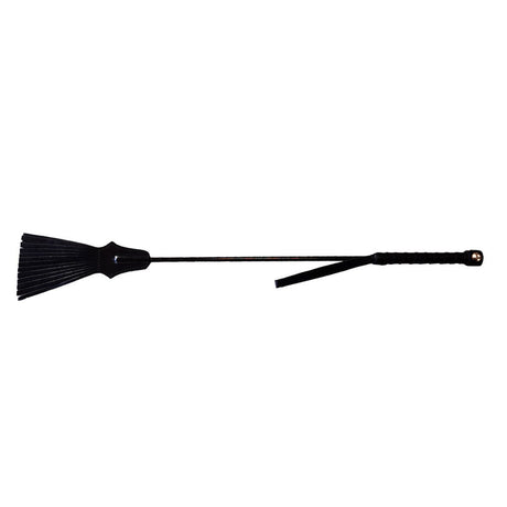 Rouge - Leather Tasselled Riding Crop - Boutique Séduction