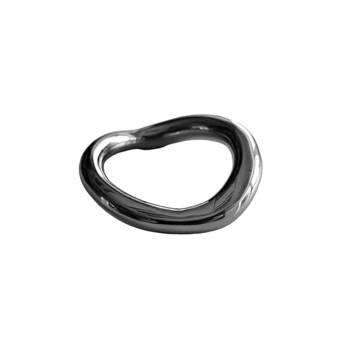 Anneau Pénien Ergonomique en Acier Inoxydable