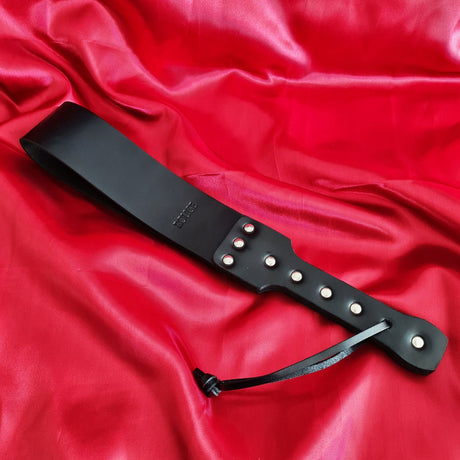 Rouge - Leather Folded Paddle - Boutique Séduction
