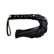 Rouge - Short Leather Flogger With Studs - Boutique Séduction