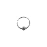 Rouge - Stainless Steel Glans Ring with Ball - Boutique Séduction