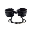 Rouge - Classic Leather Black Ankle Cuffs - Boutique Séduction