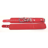 Rouge - Classic Leather Ankle Cuffs - Boutique Séduction
