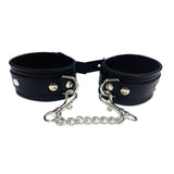 Rouge - Classic Leather Wrist Cuffs - Boutique Séduction