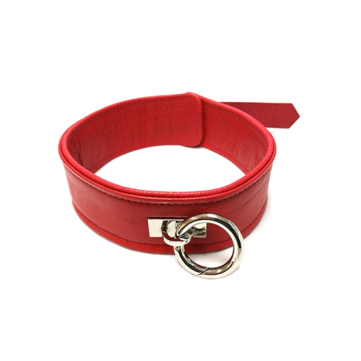 Rouge - Classic Leather Collar - Boutique Séduction