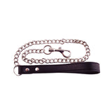 Rouge - Leather Lead with Chain - Boutique Séduction