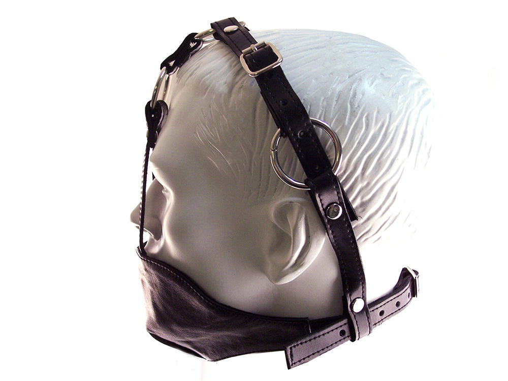 Rouge - Leather Mouth Chin Gag - Boutique Séduction