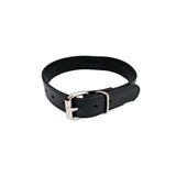 Rouge - Leather O-Ring Studded Collar - Boutique Séduction