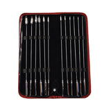 Kit de 12 Sondes Urétrales Rosebud en Acier Inoxydable