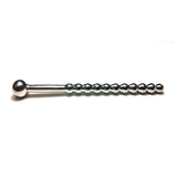 Rouge - Stainless Steel Beaded Urethral Sound with Stopper - Boutique Séduction