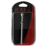 Rouge - Stainless Steel Beaded Urethral Sound with Stopper - Boutique Séduction