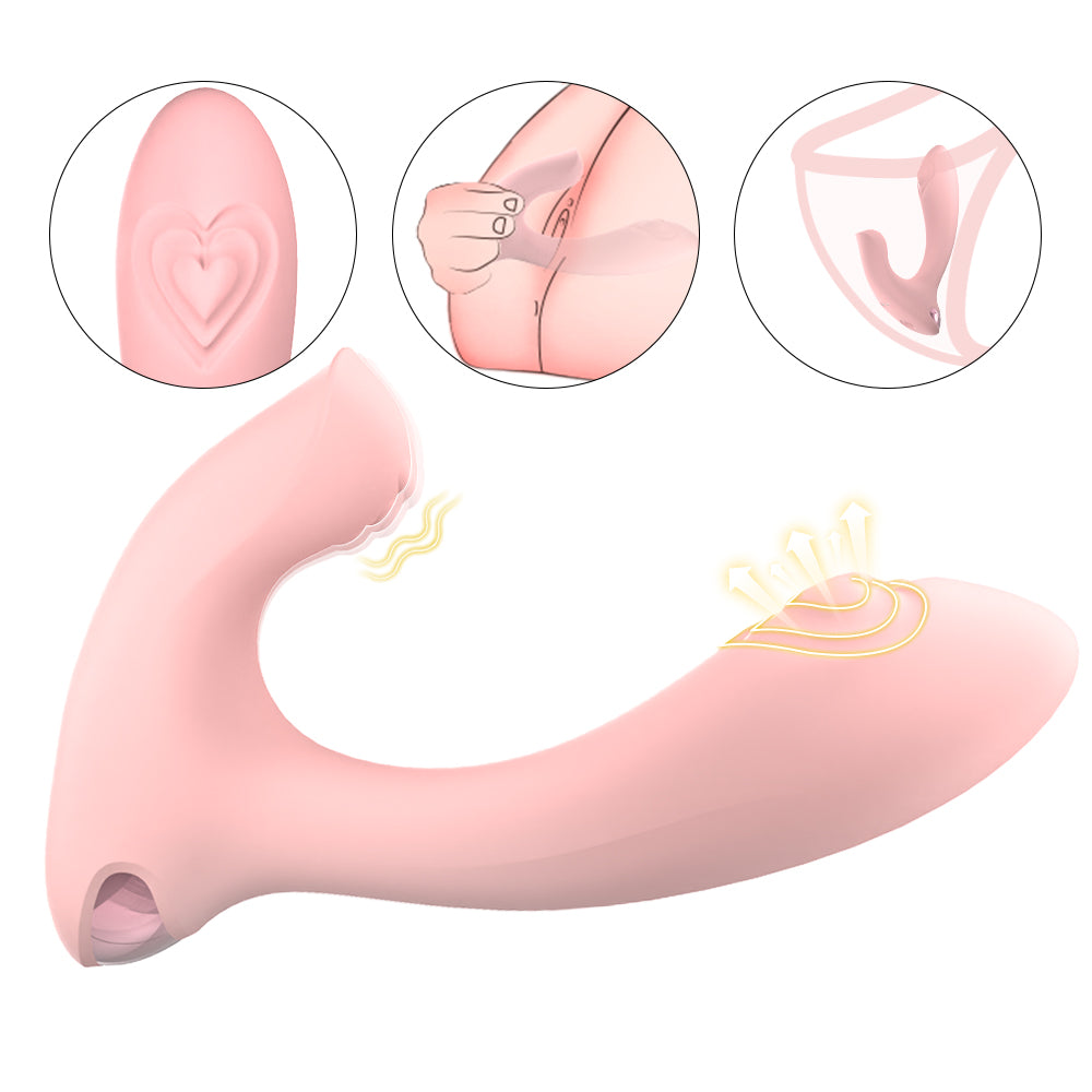 Heart Double Stimulation Vibrator