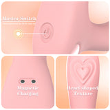 Heart Double Stimulation Vibrator