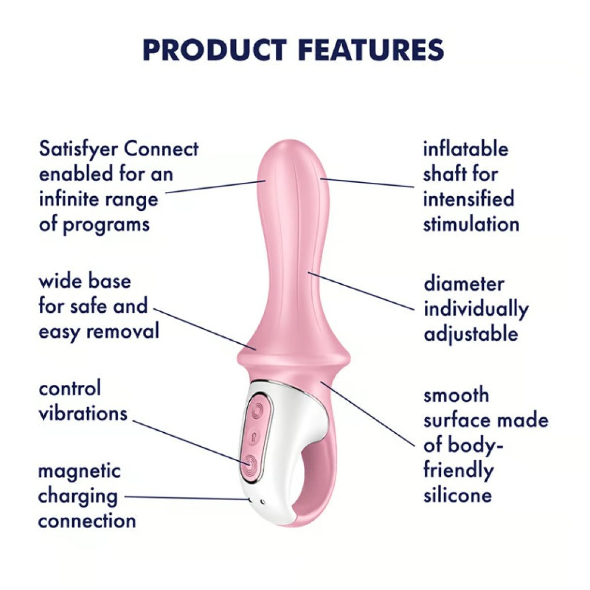 Air Pump Booty 5+ Inflatable Anal Vibrator