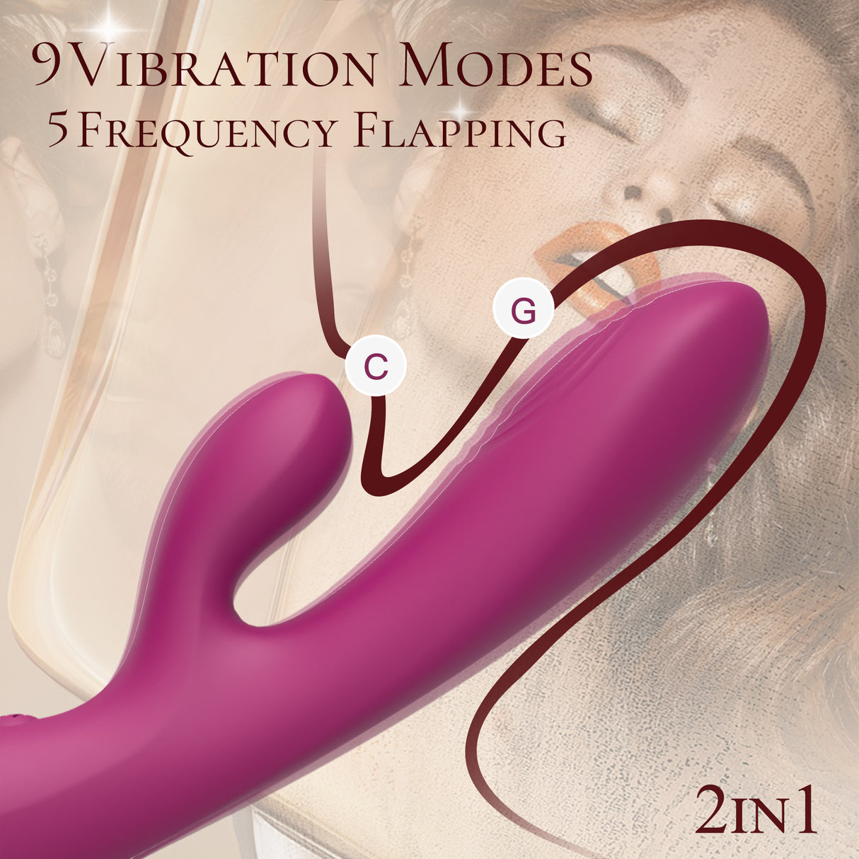 Akali Double Stimulation Vibrator
