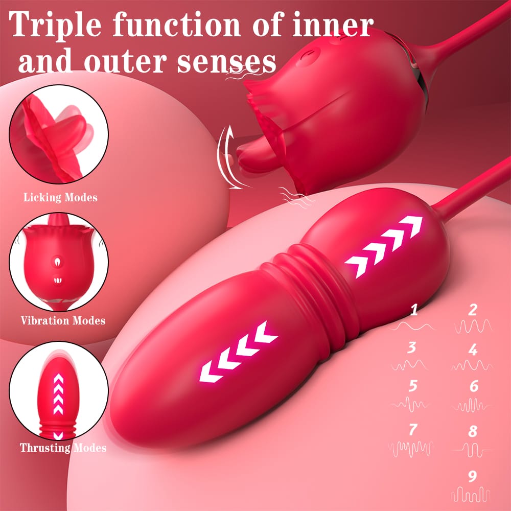 Voluptuous Flower Vibrateur Double Stimulation