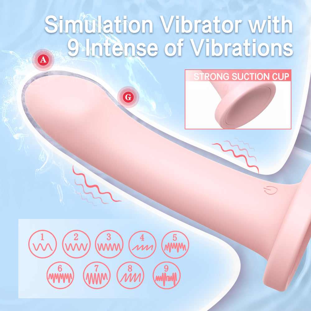 The One Vibrating Suction Cup Dildo