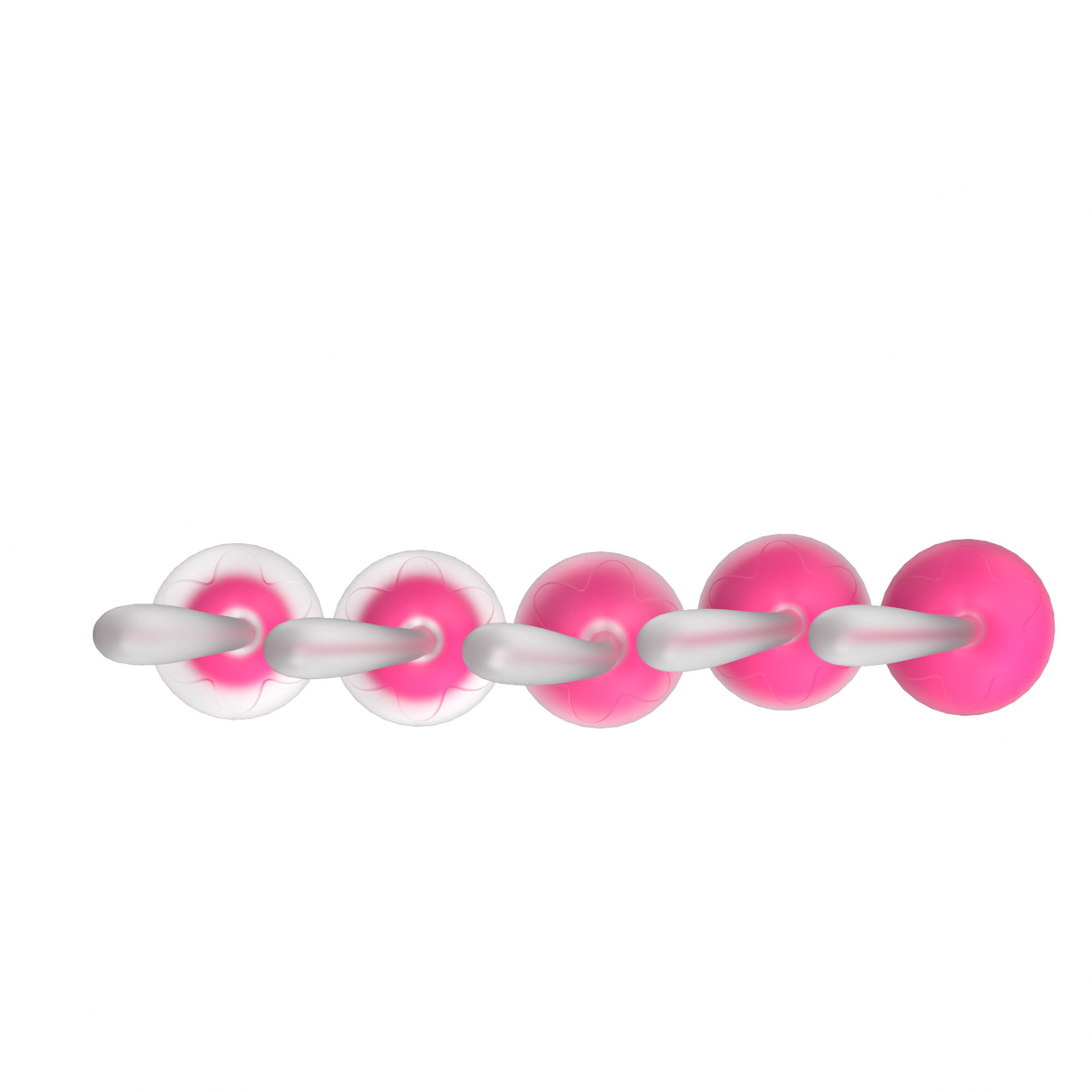 Crystal Strawberry Kegel Ball Set