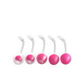 Crystal Strawberry Kegel Ball Set