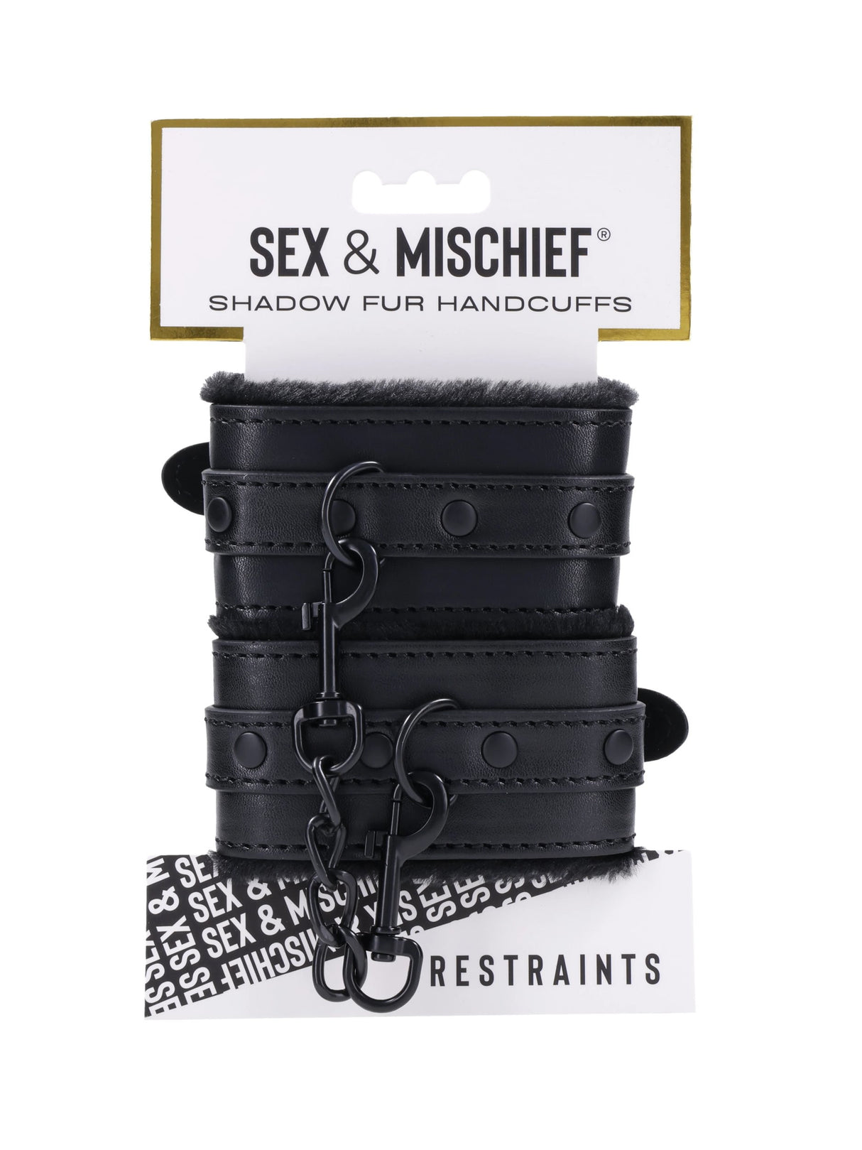 S&M - Shadow Fur Handcuffs Sex & Mischief - Boutique Séduction