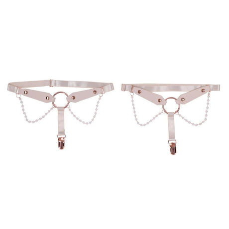Peaches 'N Creame - Pearl Garters - Boutique Séduction