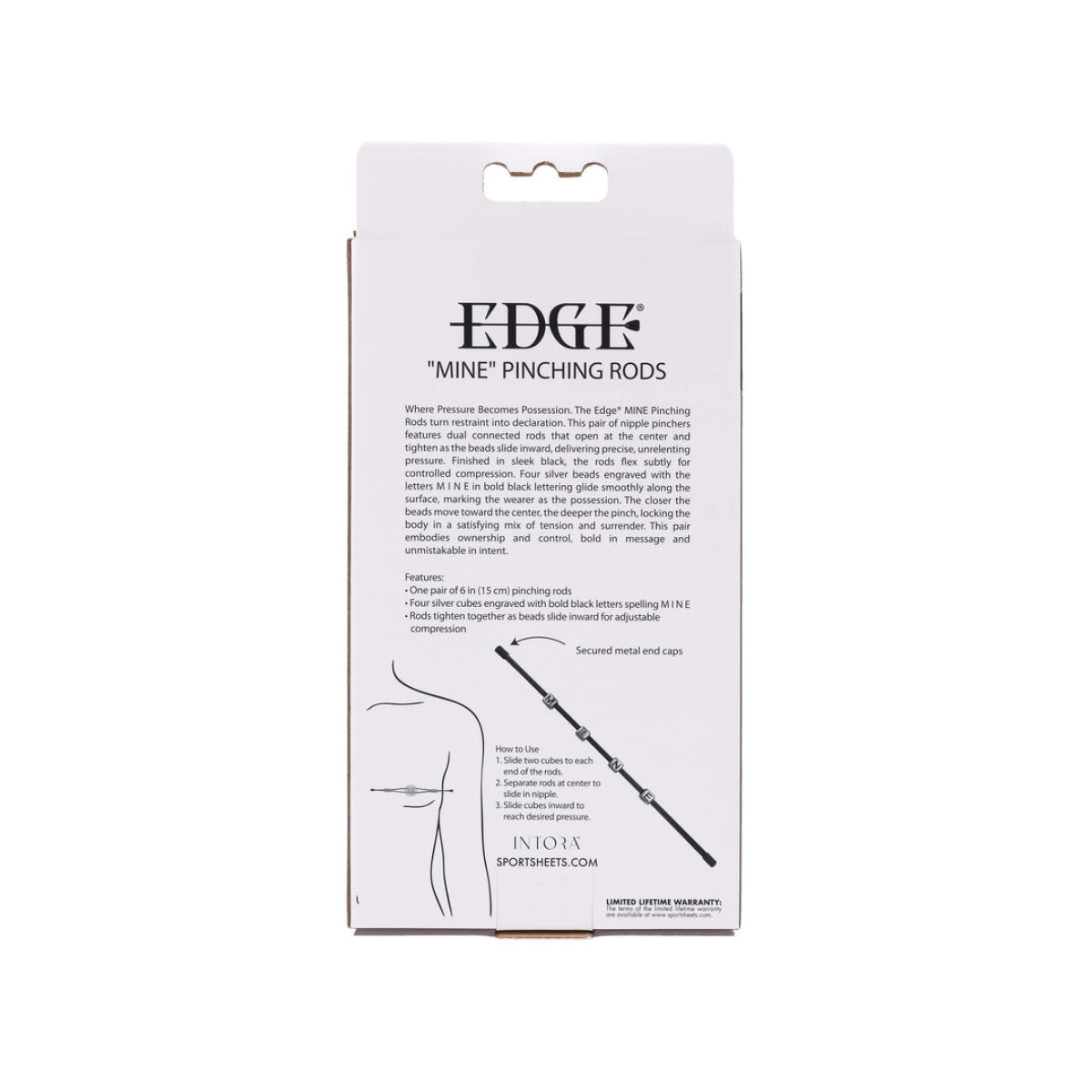 ‘MINE’ Adjustable Nipple Pinching Rods