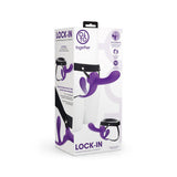 Lock-In Dual-Ended Vibrating Strap-On & Harness Set