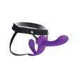 Lock-In Dual-Ended Vibrating Strap-On & Harness Set