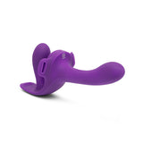 Lock-In Dual-Ended Vibrating Strap-On & Harness Set