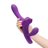 Lock-In Dual-Ended Vibrating Strap-On & Harness Set