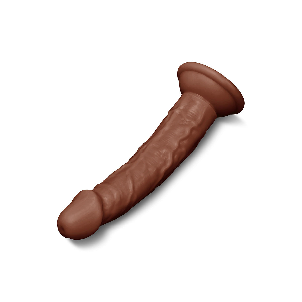 Together Tones 6.75-Inch Realistic Curved Strap-On Dildo