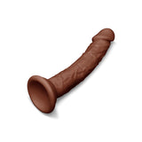 Together Tones 6.75-Inch Realistic Curved Strap-On Dildo
