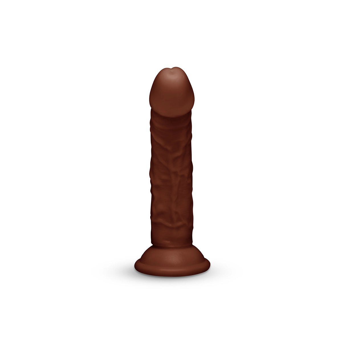 Together Tones 6.75-Inch Realistic Curved Strap-On Dildo