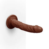 Together Tones 6.75-Inch Realistic Curved Strap-On Dildo