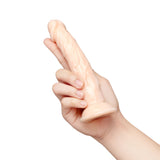Together Tones 6.75-Inch Realistic Curved Strap-On Dildo