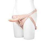 Together Tones 6.75-Inch Realistic Curved Strap-On Dildo