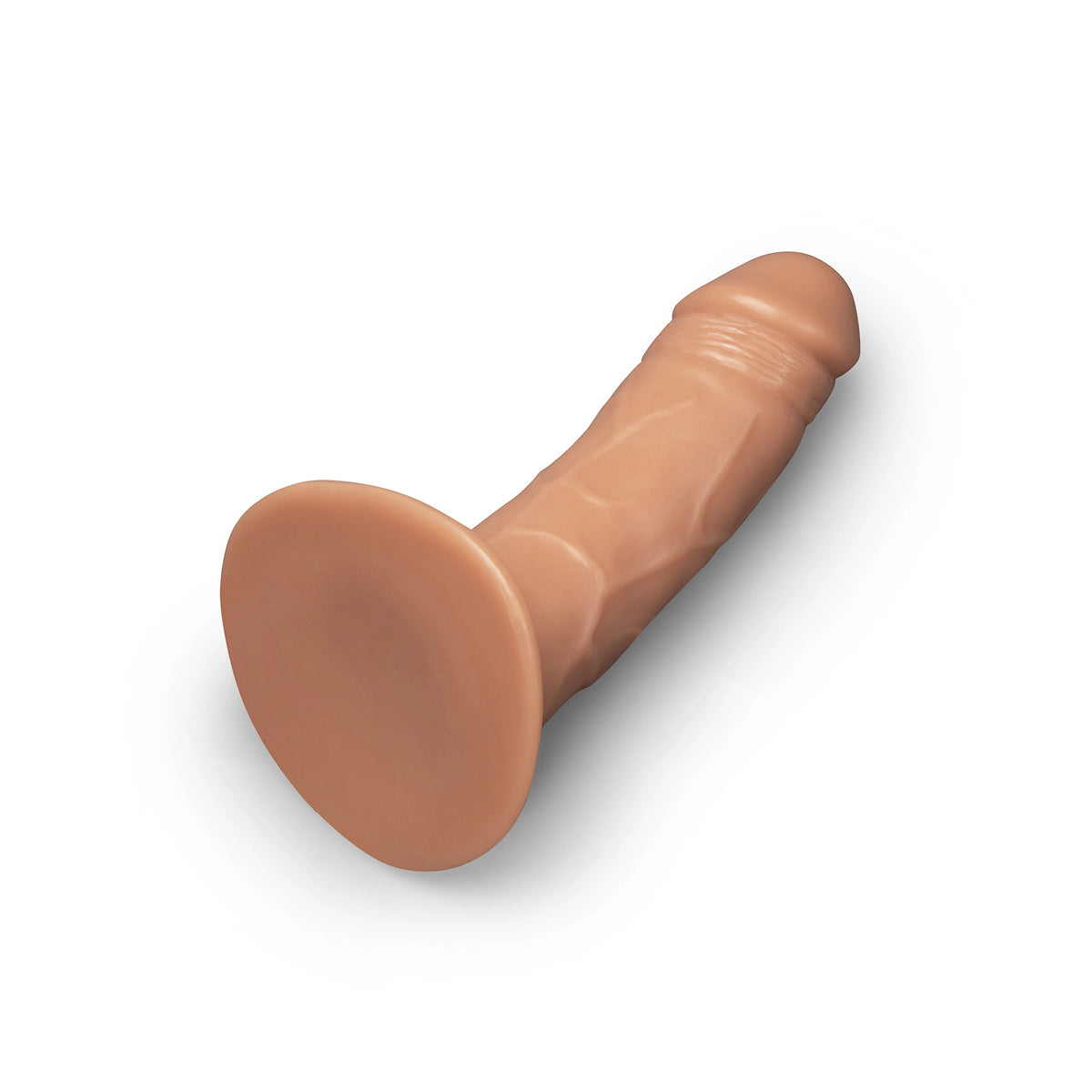 Together Tones 6.5-Inch Realistic Girthy Strap-On Dildo with Flared Suction Base