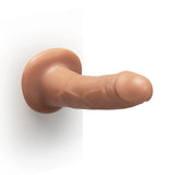 Together Tones 6.5-Inch Realistic Girthy Strap-On Dildo with Flared Suction Base