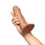 Together Tones 6.5-Inch Realistic Girthy Strap-On Dildo with Flared Suction Base
